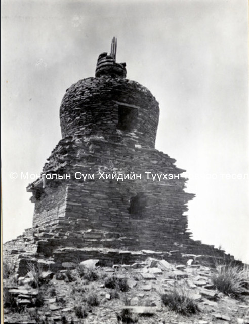 1914? Ruinene ved Kharatkang Gol. UEMf09947_533 pp300. © Mamen family and the Museum of Cultural History, Oslo
